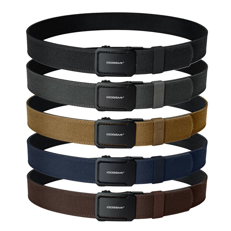 IDOGEAR Men's 1.75" Ratchet Nylon Belt Quick Release Sport Belts CCW Belts 3439