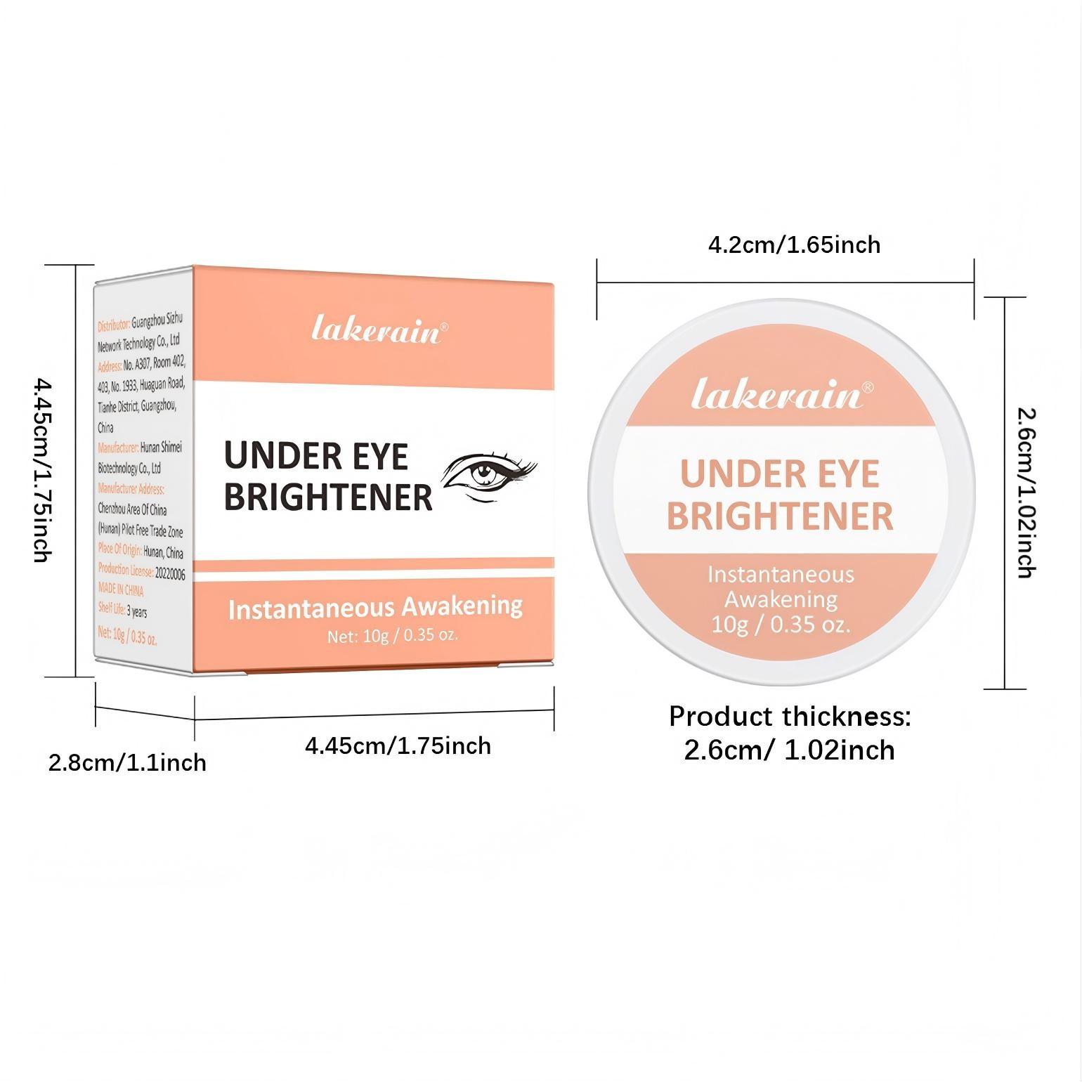 Eye Concealer Highlighter Balm, Three Color Options, Even Skin Tone, Neutralize Dark Circles, Moisturizing Eye Cream, Suitable for All Skins