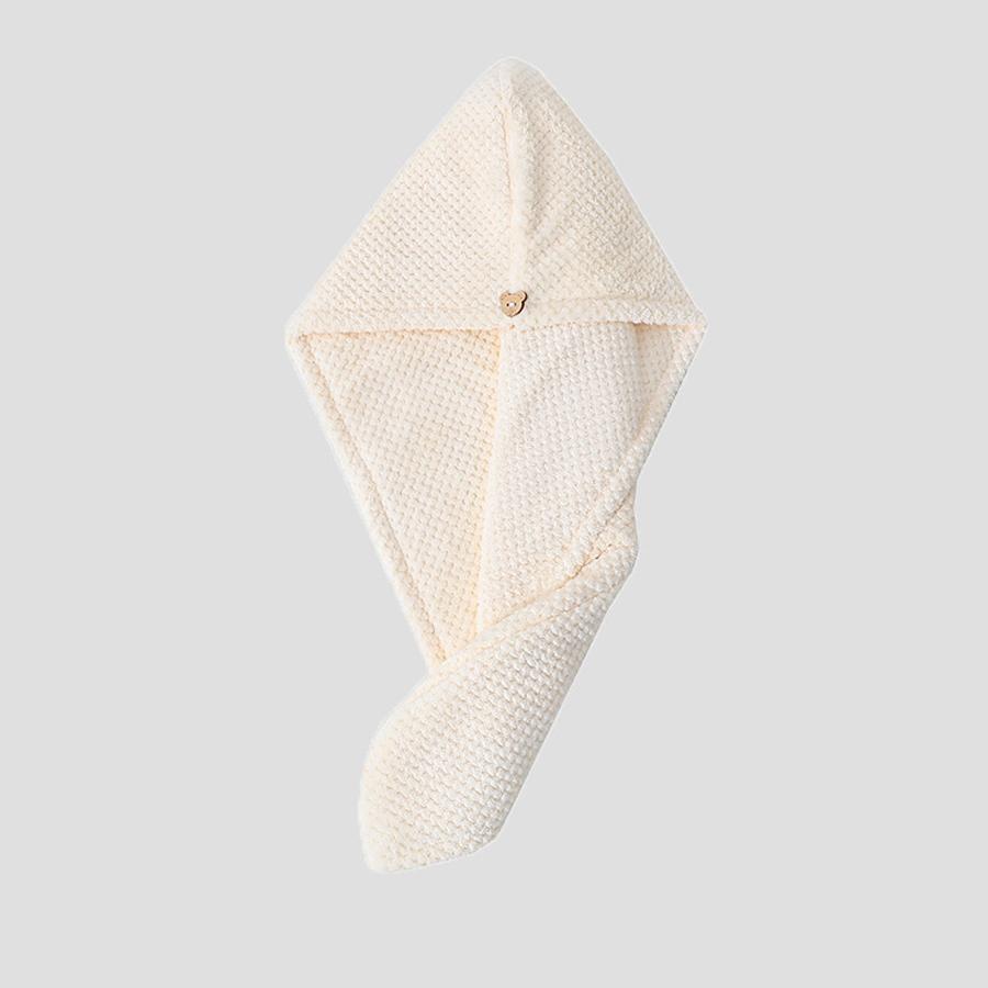 Hair Towel Wrap, Hair Turban Towel, 1 Count Quick Drying Hair Towel Wrap, Soft & Gentle Hair Towel for Curly, Long, Thick Hair with Secure Strap