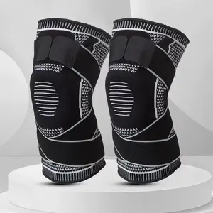 Unisex 2-Pack Microfiber Knit Sports Knee Sleeves, Compression Protective Gear for Running, Sports & Outdoor Activities, Sports Knee Sleeve