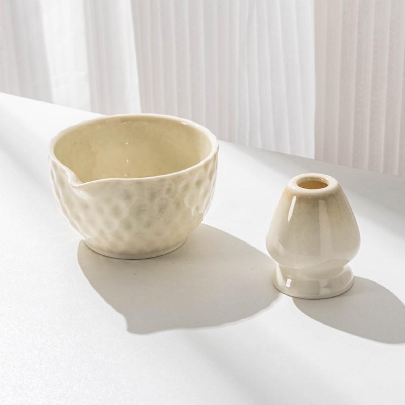 8pcs Japanese Matcha Bowl Set with Whistle, Matcha Bowl Spout, Ceramic Chasen Hundred Stands, Matcha Tea Set Gift Box, Traditional Tea Ceremony, Matcha Set Kit