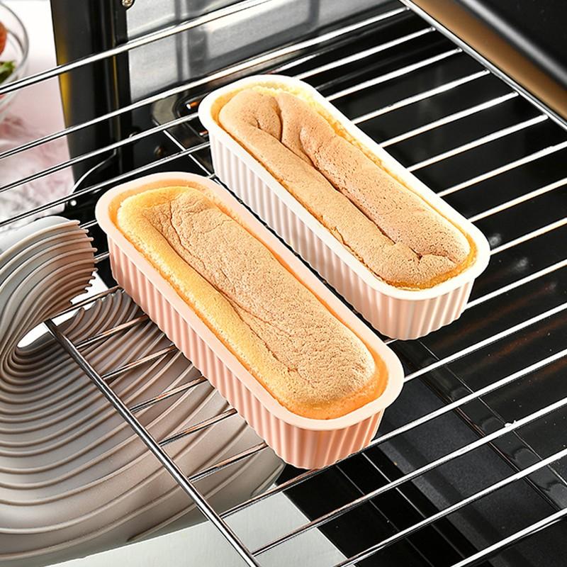 Silicone Cheese Baking Box, Heat Resistant Cake Mold, Air Fryer Compatible, Rectangular Bread Box, Durable Kitchen Tool，Silicone Loaf Pan, Non-Stick Rectangular Bread Mold for Baking, BPA Free Heat Resistant Toast Pan for Pound Cake & Meatloaf
