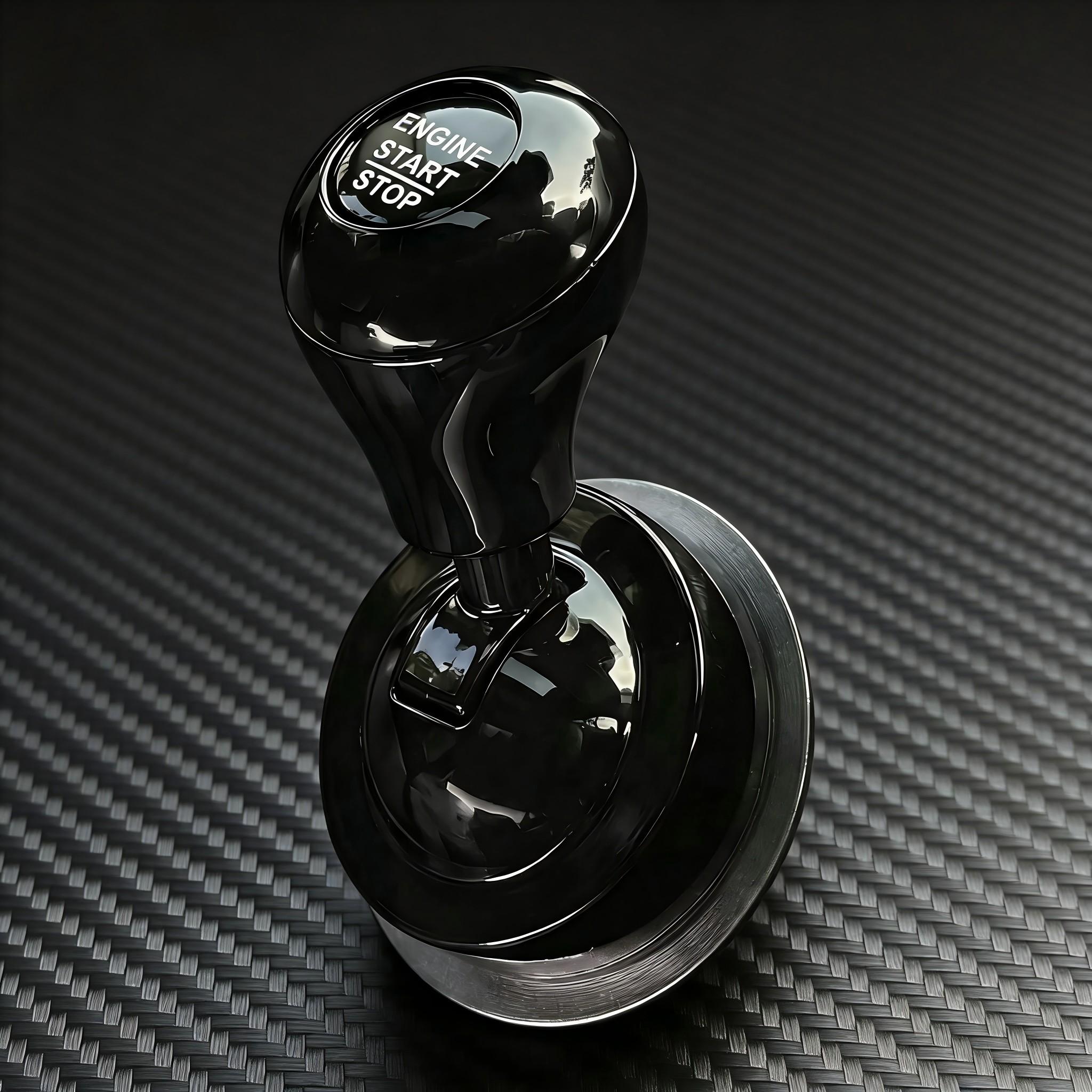 Universal One-Key Start Rod, Car Push Starter Easter Creative Button Cover Joystick, Cool Engine Ignition Car Interior Accessory, Car Accessories