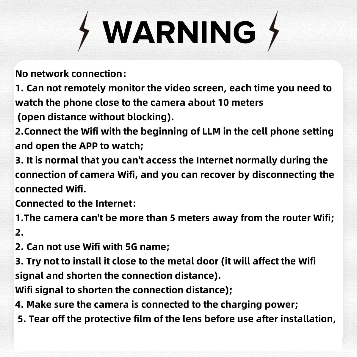 OURLIFE Wireless Mini Camera, USB Rechargeable Smart Home Security Camera, Wireless Indoor Camera with Remote View, Android APP Control Security Camera for Home, Office