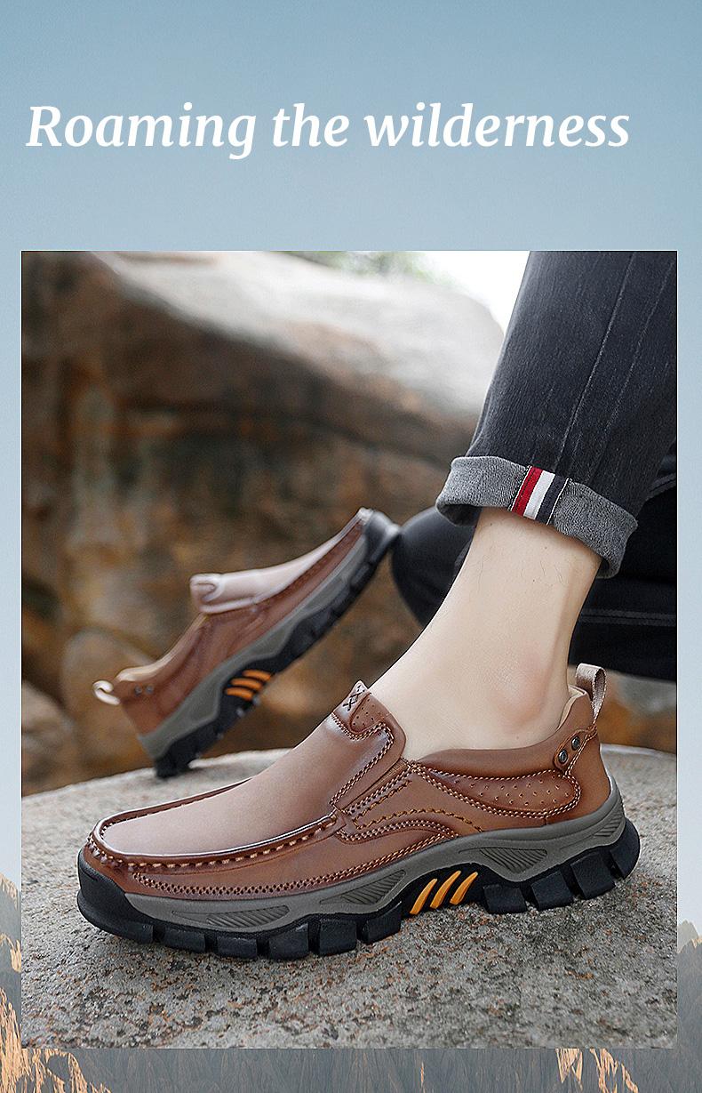 Men's Casual Slip On Fashion Loafers, Athletic Outdoor Style, Breathable Lightweight Non-Slip, Microfiber Leather, Plus Size, Outdoor Walking Athletic Shoes