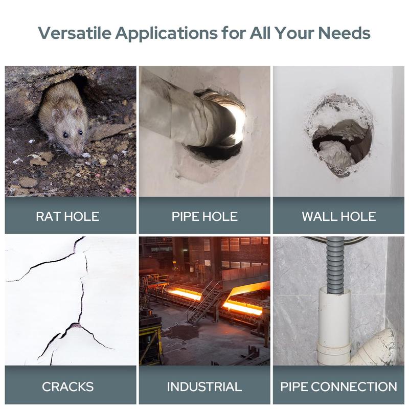 10-Count Professional Sealant Putty – Instant Waterproof Mastic for Wall Repairs, Pipe Joints & AC Gaps (Mold-Proof, Paintable)