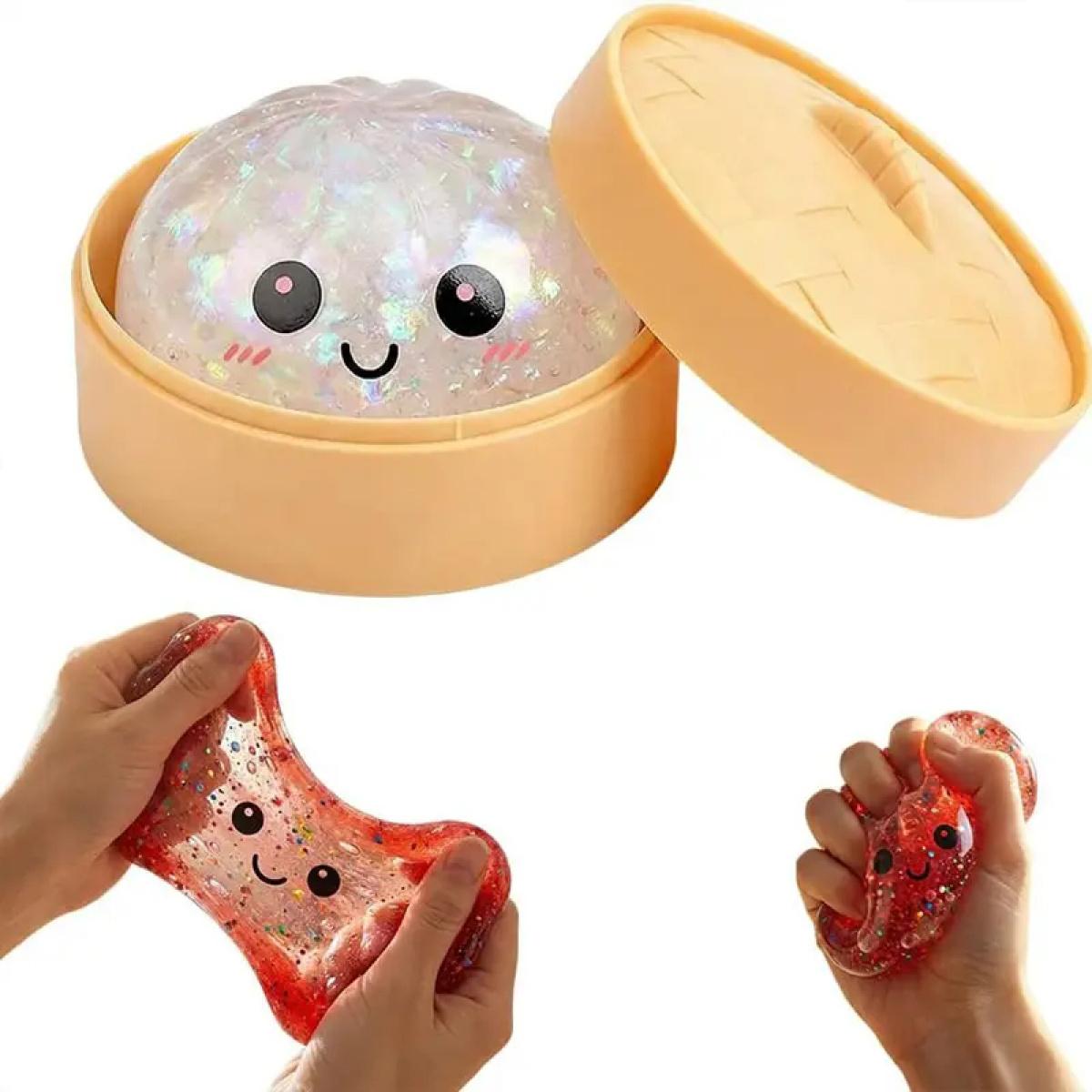 Extra Large Dumpling Squishy Stress Relief Toy, Soft TPR, Random Style, Valentine & Easter Gift for Kids