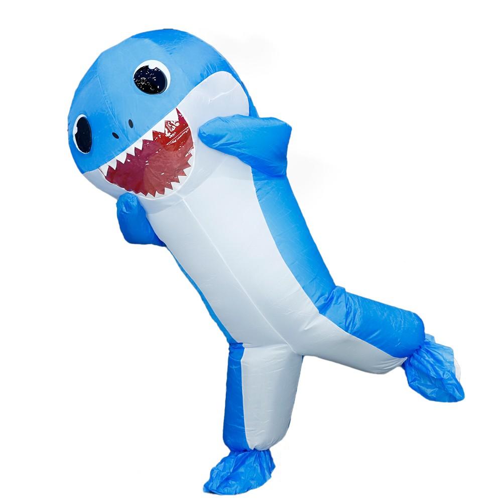 Adult Inflatable Shark Costume, Halloween Inflatable Shark, Fun Party Role Play Dress-Up Clothes, Model Dl0157, Party Apparel