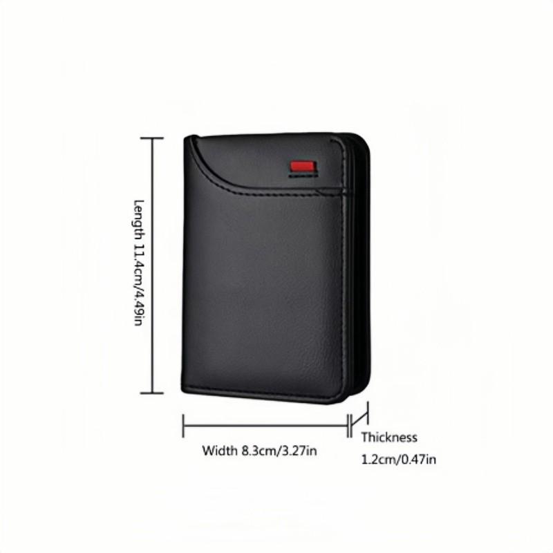 Fashion Minimalist Car Badge Wallet, Leather Mini Credit Card Case, Portable Small Wallet for Mazda All Models, Car Accessories