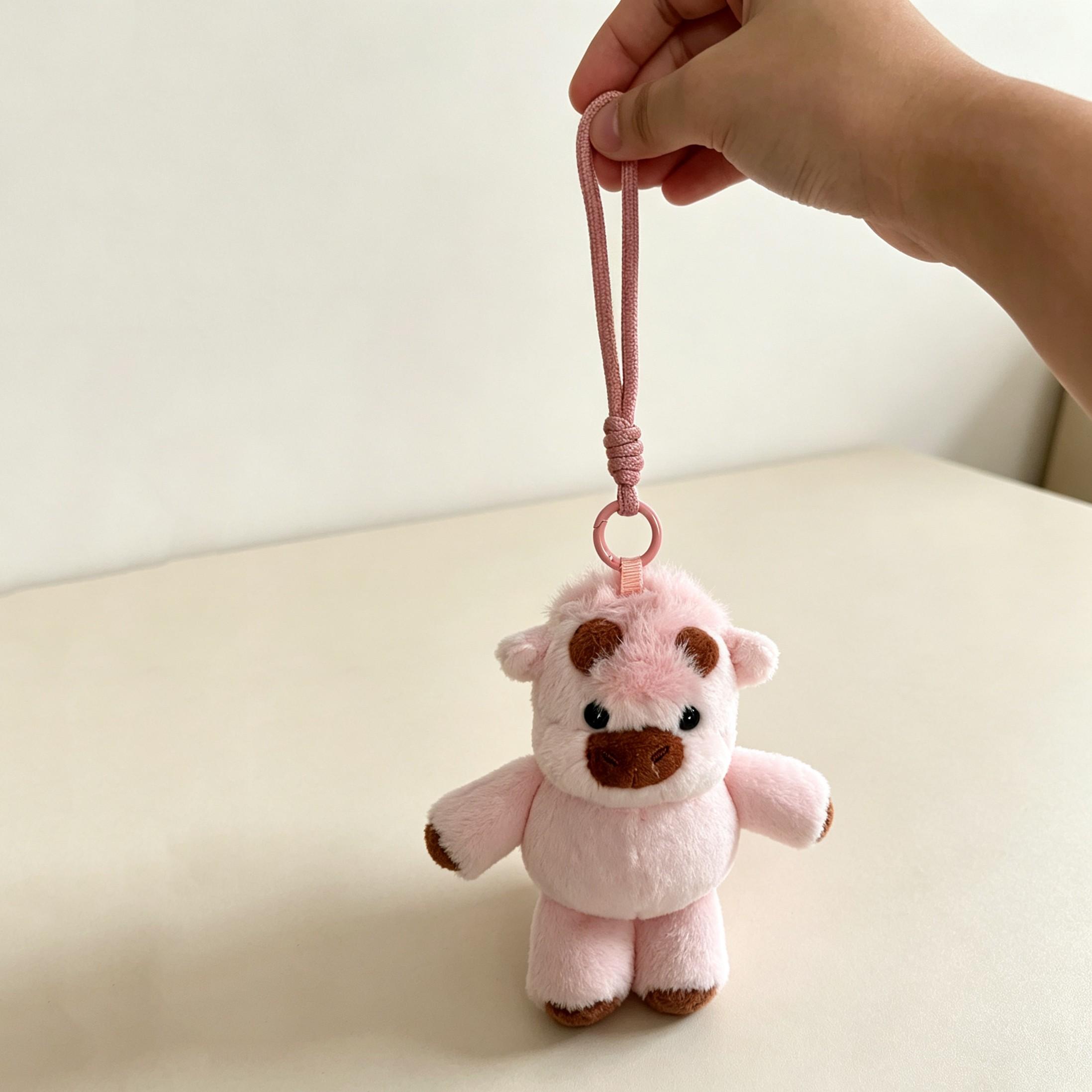 1PC High Altitude Running Bull Plush Doll Pendant, 15cm Running Bull - Bag Decoration Doll, Gift for Friends, Bag Accessories Charms