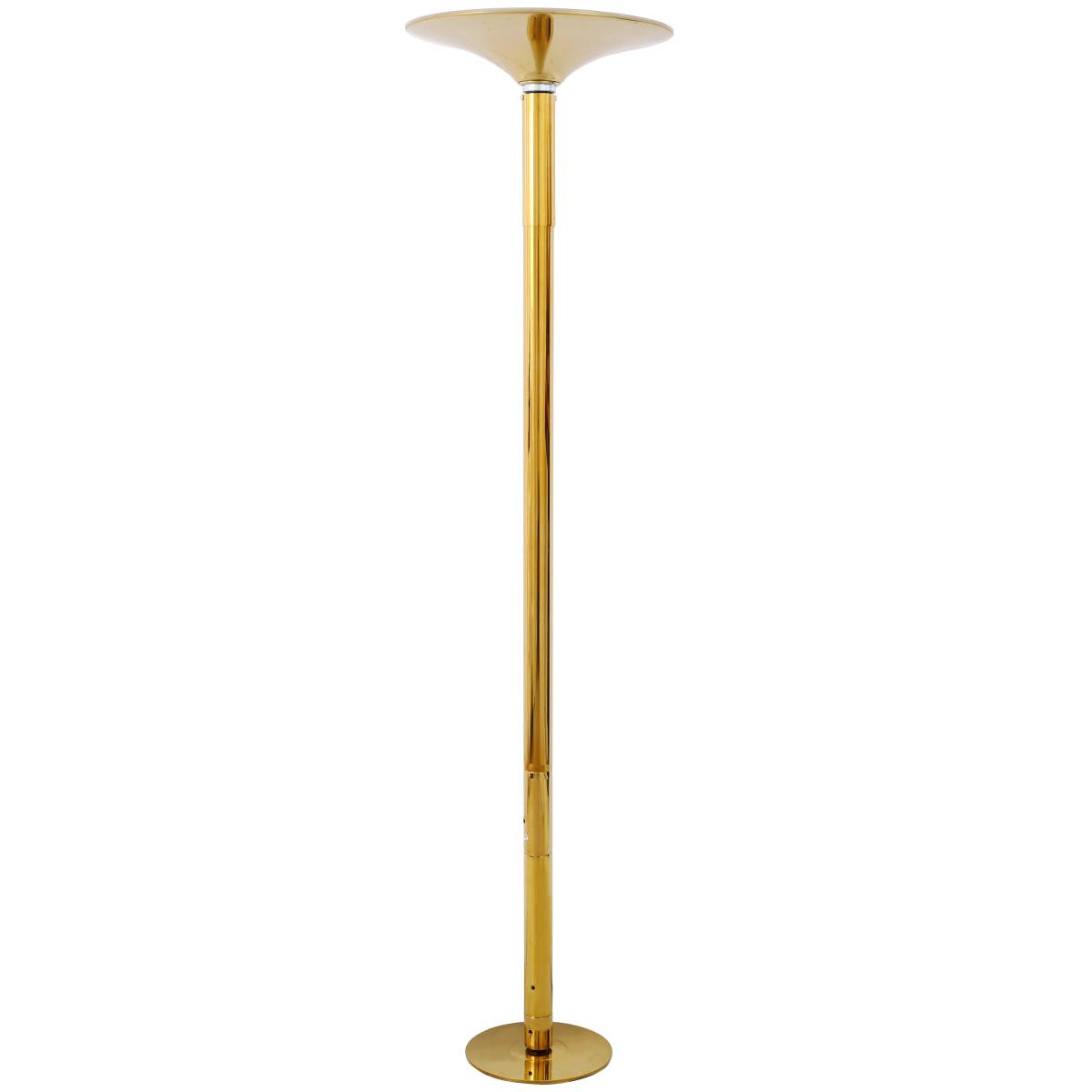 AobtkelDance Pole Spinning Static Dancing Pole Portable Removable for Home Club Bar Gym 86.2-109.8" Height Adjustable  Weight Capacity 440lb Gold