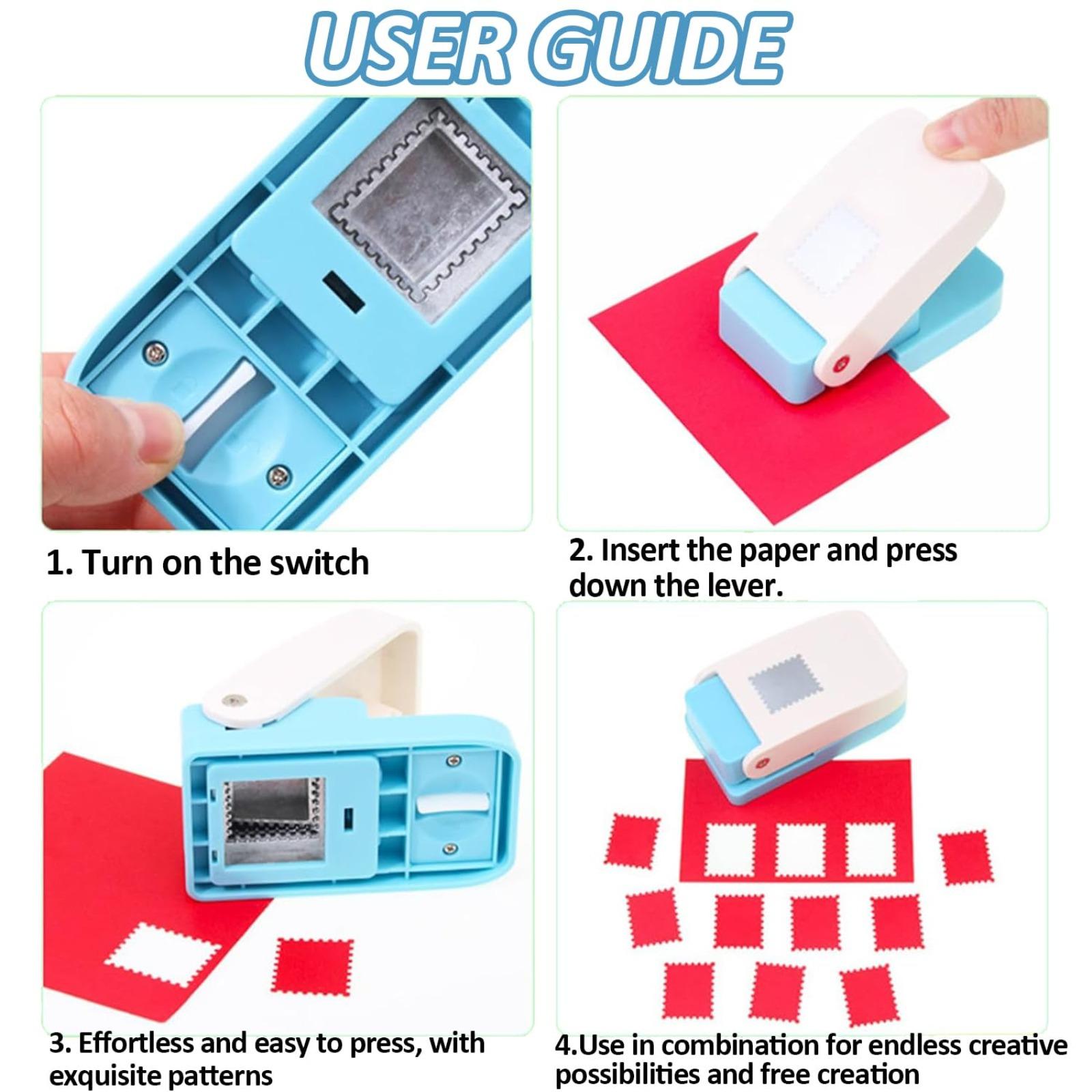 Rectangular stamp punching machine,  DIY business card making gifts ，A rectangular lever stamp punching machine used for paper-making scrapbooks