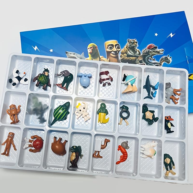 24-Piece Christmas Figurine Box Set, Collectible Figurine, Tung-Tung-Tung Sahur Figures, Ideal for Game Room Decor & Collecting, Perfect Holiday Gift