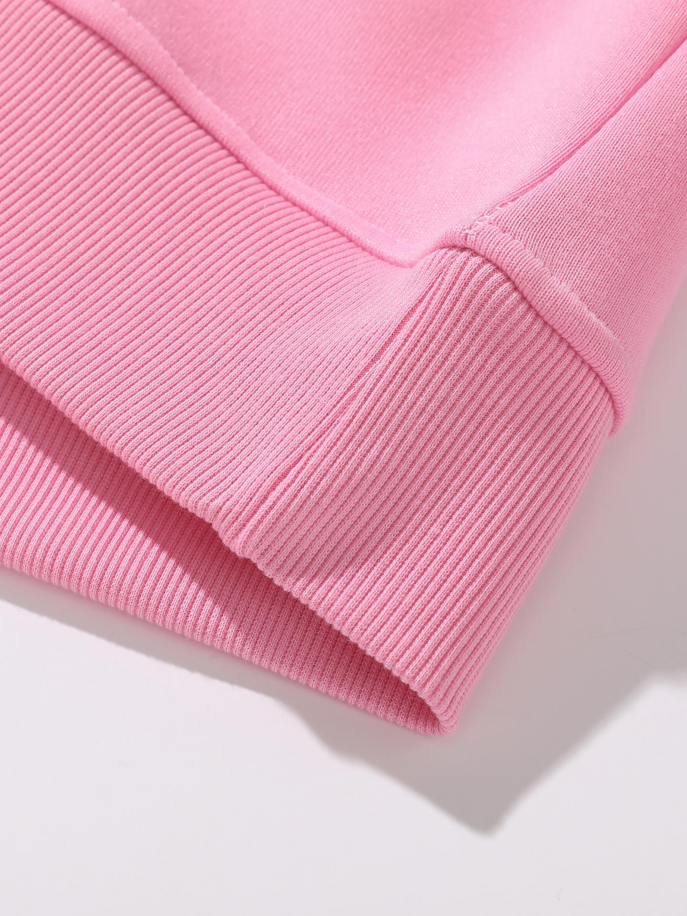 Unisex Solid Drop Shoulder Sweatshirt & Drawstring Waist Shorts Set, Casual Fashion Cozy Breathable Two-piece Outfits for Daily Outdoor Wear, Unisex Clothes for Fall,Airport Outfit