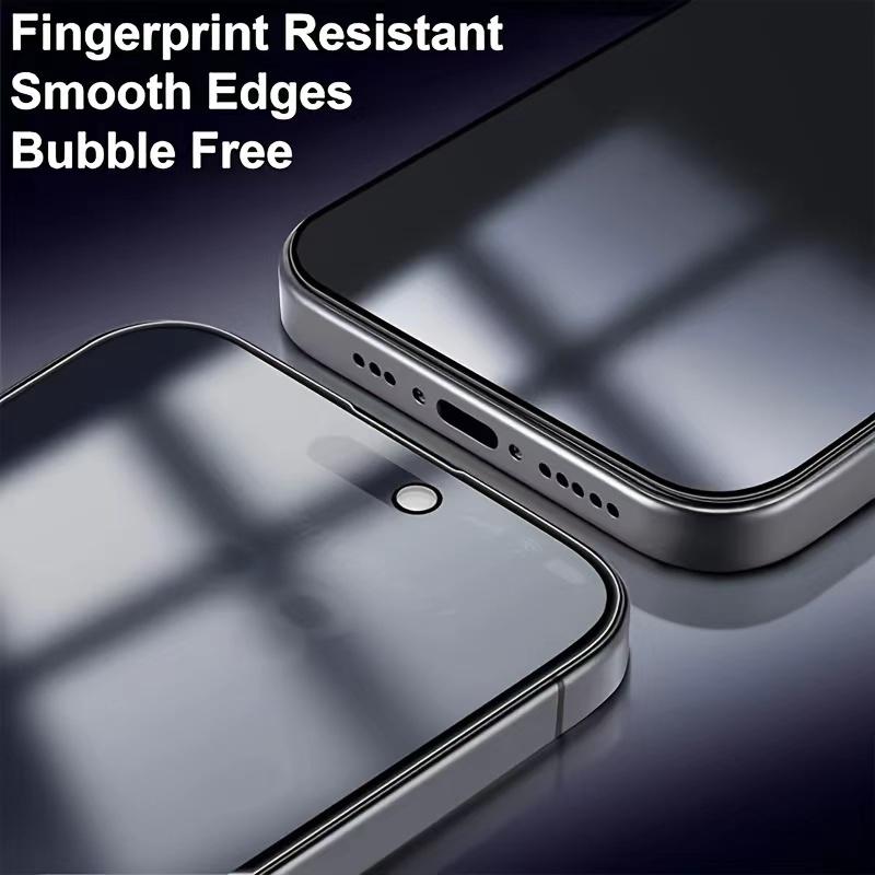 5pcs Privacy Screen Protector for iPhone 17 Pro Max/17 Air/16e/16/15/14/13/12/11 Pro/Pro Max/Plus/Mini/X/XS/Xs Max/7/8/se,Full Coverage Anti-Spy Glossy Shield,Smooth Surface,HD Clarity,9H Hardness,Easy Installation,Bubble-Free