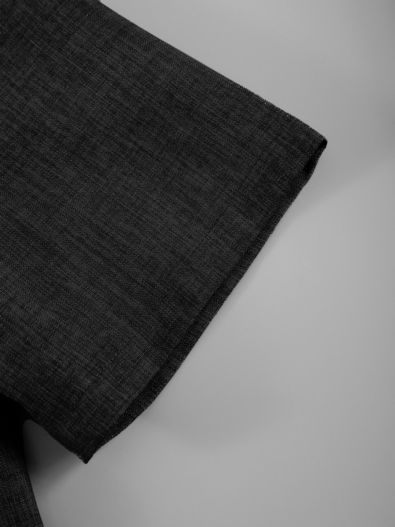 Men's Solid Button Shirt & Drawstring Waist Pants Loungewear, Loose Casual Comfy Short Sleeve Collared Top & Trousers Pj Set, Men's Sleepwear for Summer