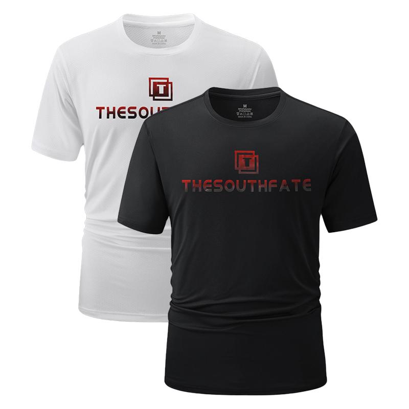 1/2 Pack Mens Active Sports T Shirts, Quick Dry Moisture Wicking Gym Tees, Short Sleeve Athletic Workout Shirt for Running Fitness