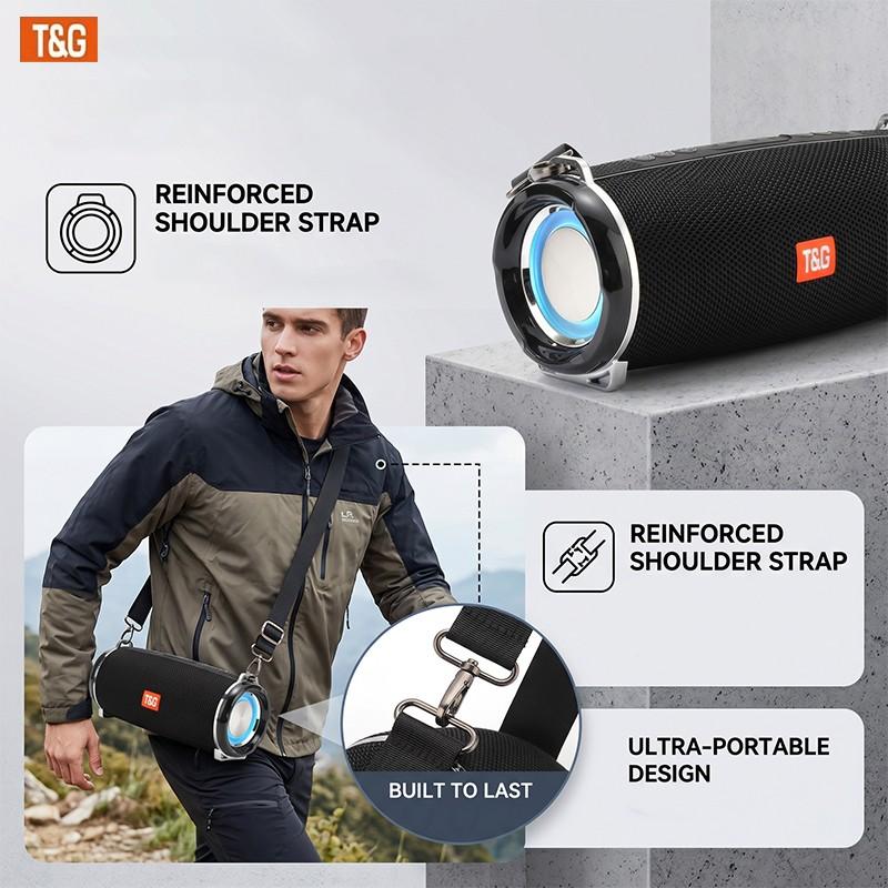 TG192 is a medium-sized music player that supports USB/TF/FM radio music playback. With TWS stereo sound, it can connect to various devices such as mobile phones, tablets, and TVs. It's perfect for carrying around, camping, and use at gatherings.