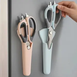 Professional Grade 7-in-1 Kitchen Scissors, 2-Pack Detachable Stainless Steel Shears with Precision Blades, Heavy Duty Tool for Meat Poultry Fish Summerwins