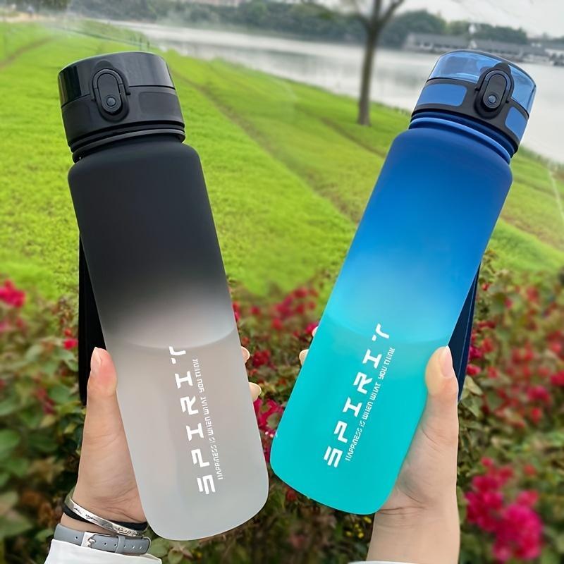 Sport Water Bottle for Men Women Students Fitness Gradient Color High Capacity Leakproof Water Bottles BPA Free Portable Drinkware Travel Gym Teacup