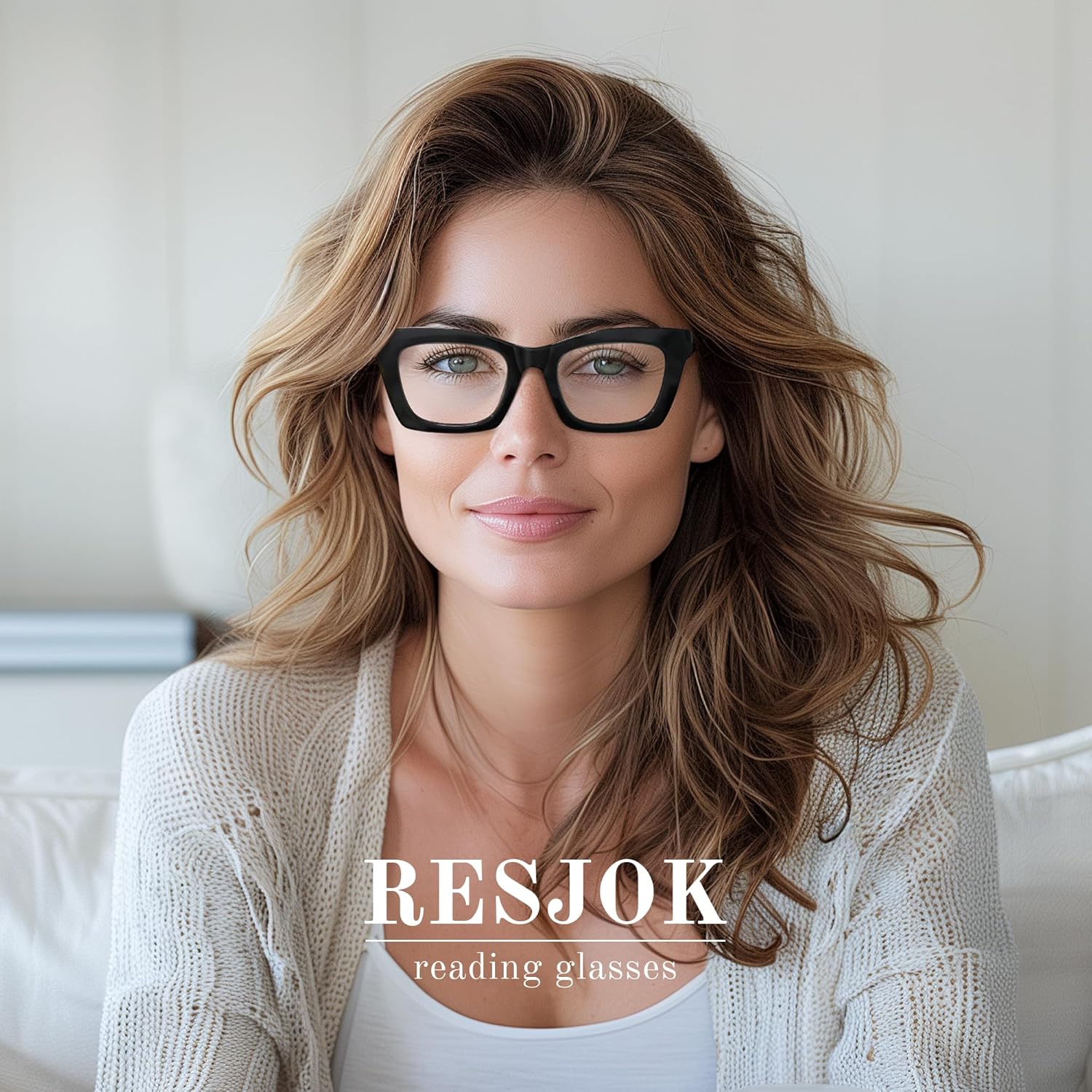 RESJOK 3 Pack Oprah Style Reading Glasses for Women Blue Light Blocking Square Fashion Readers with Spring Hinge Computer Eyeglasses RESJOK 3 Pack Oprah Style Reading Glasses for Women Blue Light Blocking Square Fashion Readers with Spring Hinge Computer Eyeglasses