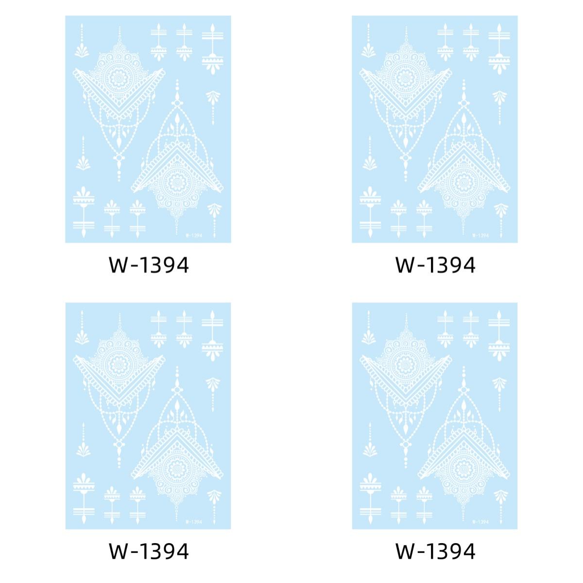 Lace Temporary Tattoo Stickers, Henna Style Hollow Design, Waterproof Non-Fading, Gentle Skin Friendly, Perfect for Weddings