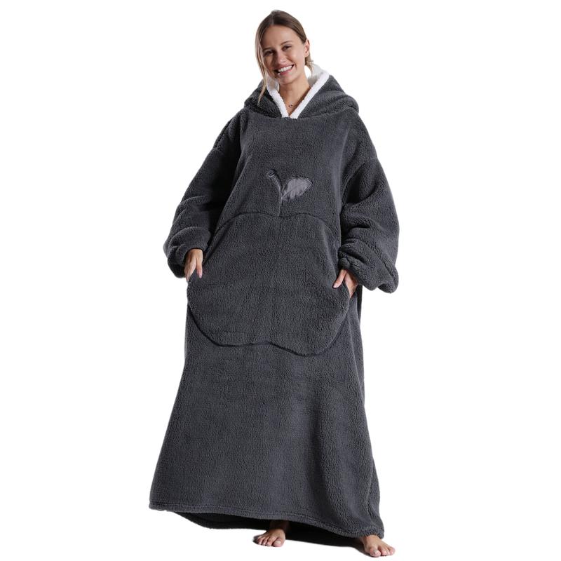 Plus Size Wearable Hoodie Blanket for Women Men, Oversized Hoodie Blanket Cozy Warm Flannel Sweatshirt with Big Pocket Loungewear Womenswear Hooded Blanket as Gifts for Mom Girlfriend Plus Size Wearable Hoodie Blanket for Women Men, Oversized Hoodie Blanket Cozy Warm Flannel Sweatshirt with Big Pocket Loungewear Womenswear Hooded Blanket as Gifts for Mom Girlfriend