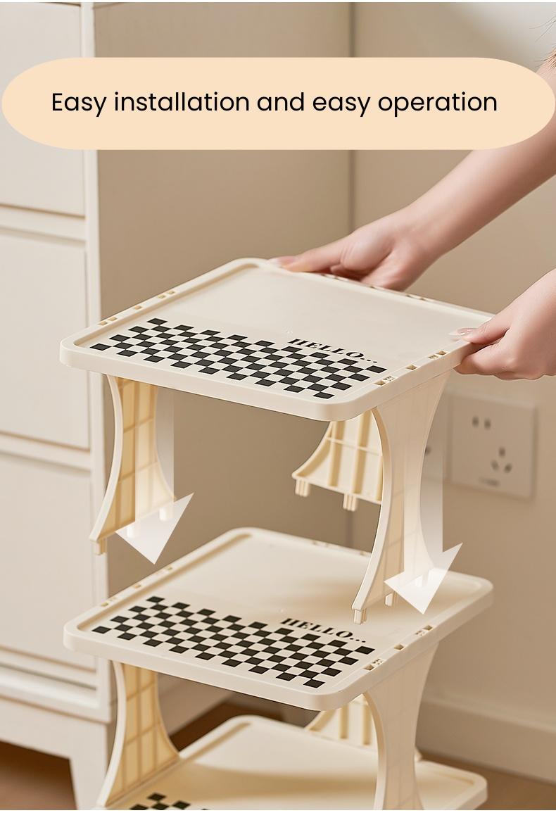 Foldable Shoe Rack, Collapsible Shoe Rack, 6/9-Tier Folding Shoe Rack, Shoe Organizer, Collapsible Shoe Storage, Shoe Tower, Corner Shoe Rack, Vertical Shoe Rack