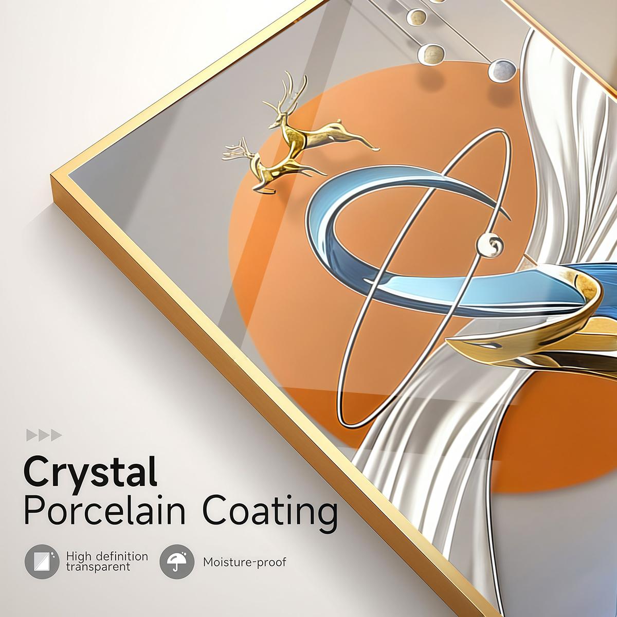 3 Counts Aluminum Alloy Framed Painting, Modern Abstract Geometric Sphere And Cube Art, Home Decoration For Living Room, Bedroom, Office, Restaurant, Hallway Wall Decor, Odorless Print Artwork, Luxury Perfect Gift For Friends And Family