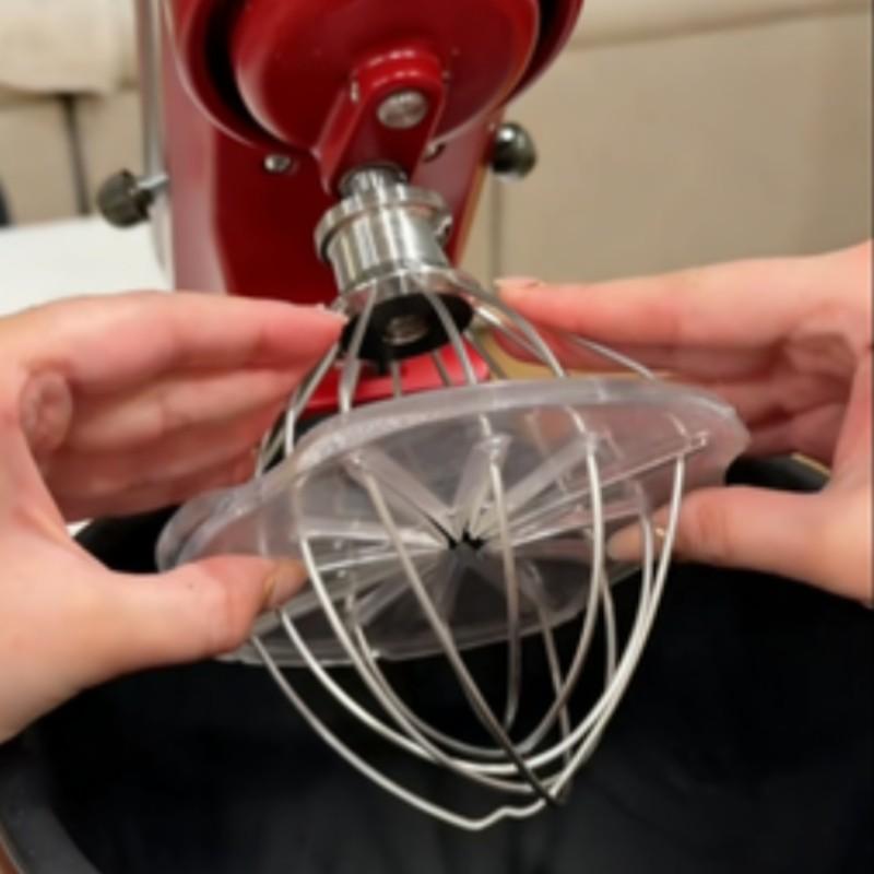 Universal Standing Mixer Accessories Set, Kitchen Appliances, Household Appliances, Cream Scraper, Splash Guard Six-Blade Mixer & Bowl Scraper Blade, Fits Most Mixers