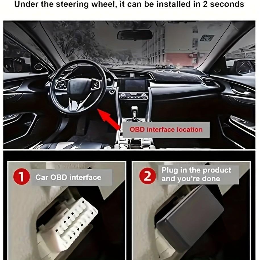 Obd2 Scanner for Car Diagnostics, Automotive Scan Tool, Compatible with iOS & Android, No Batteries Required, Essential Tool for Vehicle Maintenance