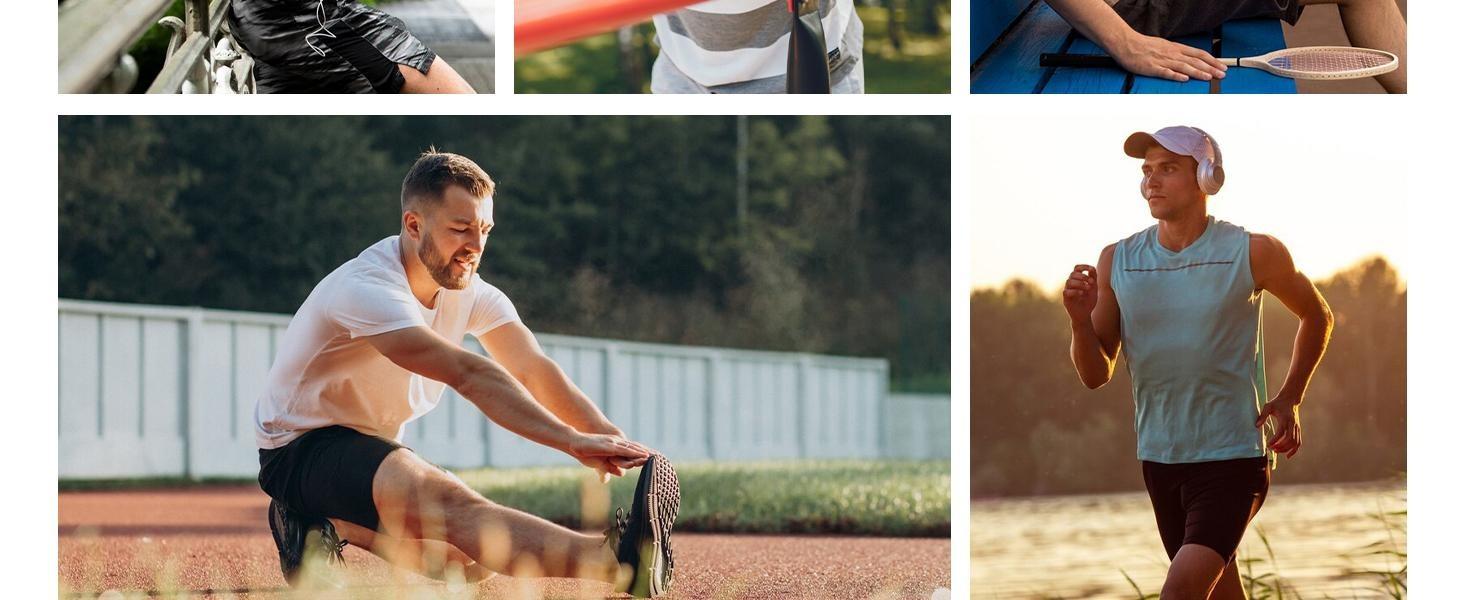 Mishansha Running Shoes for Men Sneakers Air Cushion Walking Shoes Comfortable Tennis Shoes Breathable Trail Running Shoes US Men 7-15