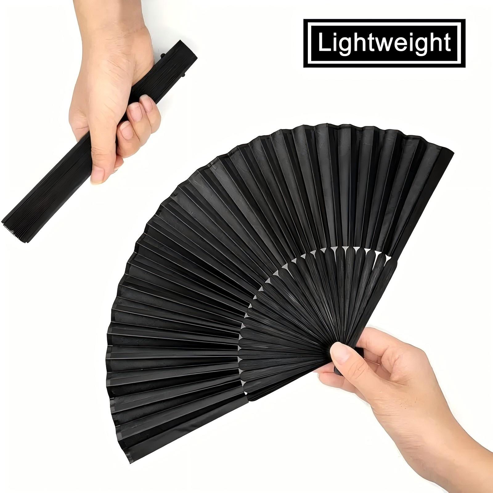 Chinese Style Folding Fan, 1/5/12/24pcs Elegant Retro Lightweight Portable Handheld Fan,  Home Decoration Supplies for Dance Wedding Party