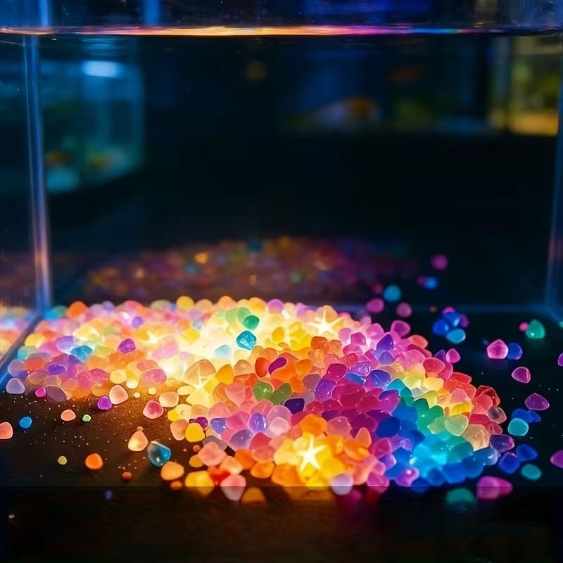 10000pcs Outdoor Glowing Stones for DIY Decor, Aquarium, Garden, Bonsai, Path, Fish Tank, Pot, Party, Micro Landscape, Durable Gardening Accessories