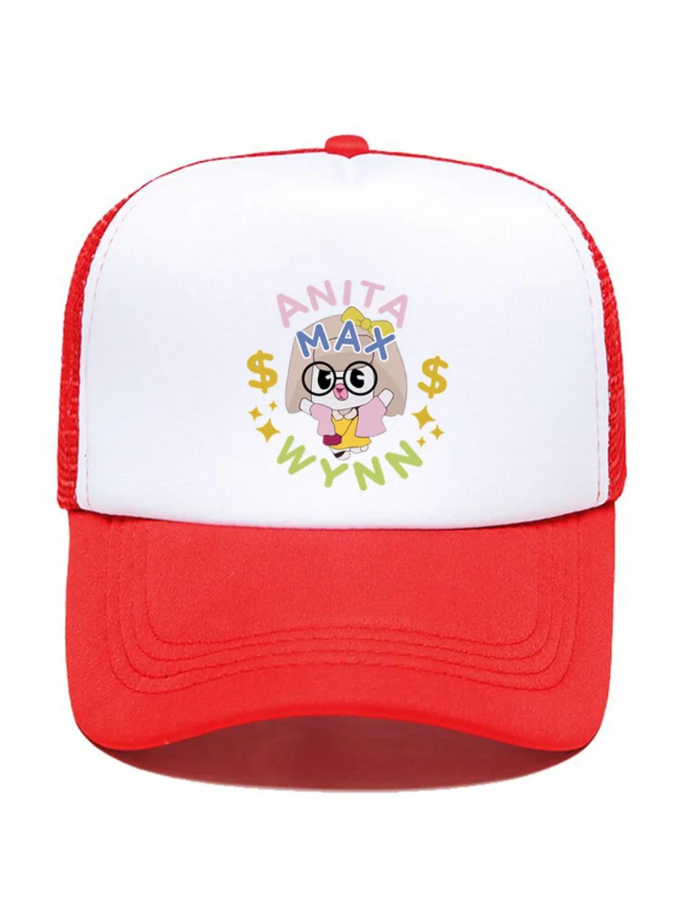 Trendy Anita Max Wynn Foam Trucker Hat Cute Mesh Snapback Caps Boy Girl Sun Beach Baseball Cap Female Summer Breathable Visor