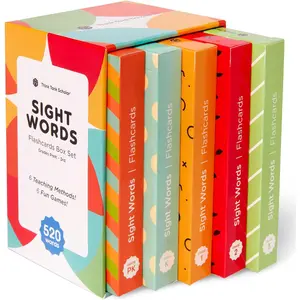 Award-Winning Sight Words Flash Cards – 520 High Frequency Words for Kids Ages 3–9 – Dolch & Fry List – Learn to Read for Preschool, Kindergarten, 1st, 2nd & 3rd Grade – Homeschool & Classroom Set
