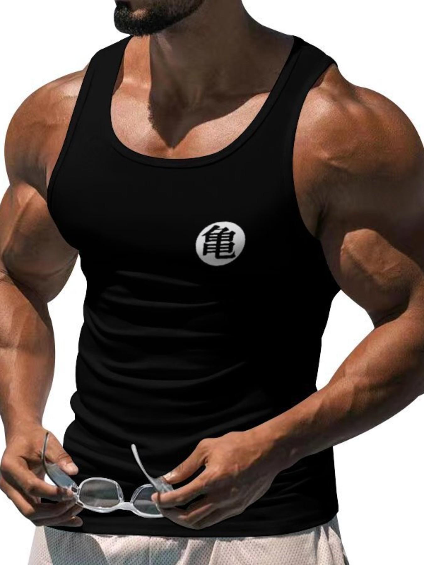 Dragon Ball DBZ, Sun Wukong, suitable forboth men and women, summer streetwear,80s and 90s patterns, teescotton anime vest,sports and fitness vest, men's gift