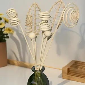 9pcs Original No-Heat Scented Sticks Set, Replacement Sticks for Diffusers, Home Decor, Bohemian Style, Suitable for Vases & Centerpieces