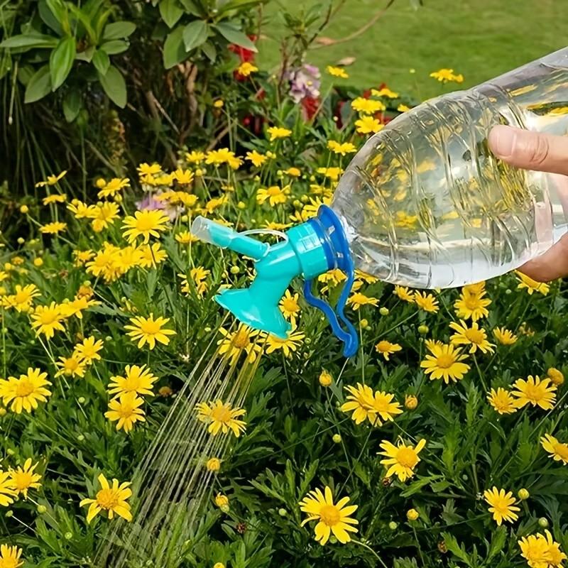 Sunflower Dual Head Sprinkler Nozzle Set, Garden Watering Tool for Plants & Flowers, Efficient Irrigation System for Outdoor Use