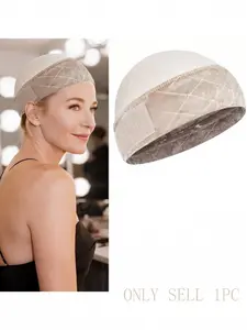 2-In-1 Wig Grip Cap, Lightweight Soft Material, Fits Hijab Hats, Ideal for Hair Thinning Sensitive Scalps, Breathable Fabric, Adjustable Wig Cap