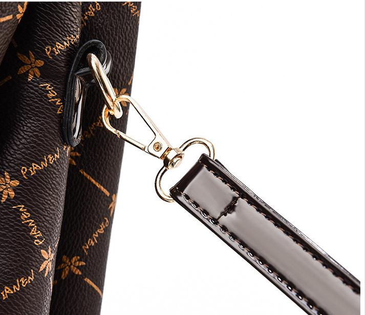 Light Gray Diamond Patterned Handbag, Black Leather Handle, Metal Square Buckle, Bow Decoration, Fashionable Commuter Women's Bag kelly Detachable Strap PU Baguette