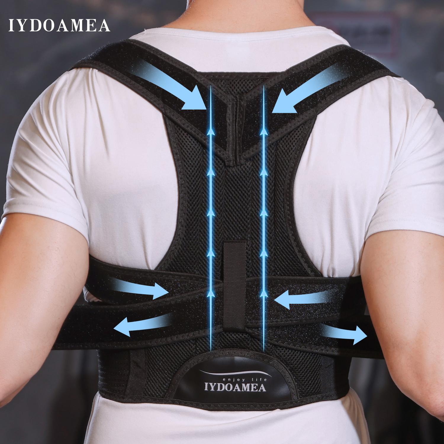 IYDoaMea Posture Corrector For Men And Women - ( Order A Size Up ) - Back Brace For Lumbar Support And Upright, Breathable Back Straightener Back Corrector Posture Improve And Neck, Back Slim Fit Posture Support Tank Top Outdoorfun