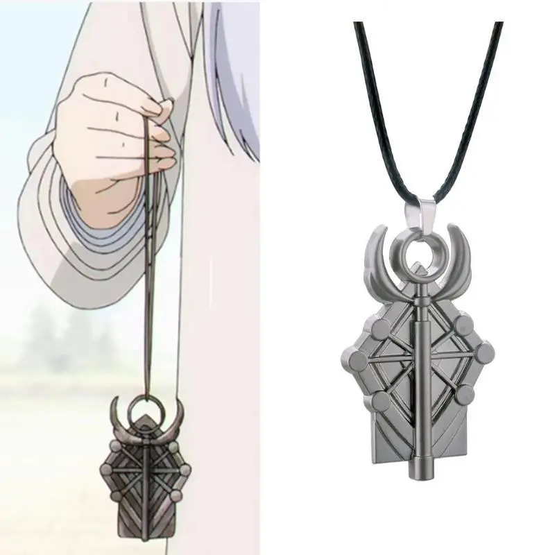 Frieren Classic Anime Peripheral Bead Choker, 2.7cmx4.5cm Elegant Durable Costume Jewelry for DIY Projects, Gifts