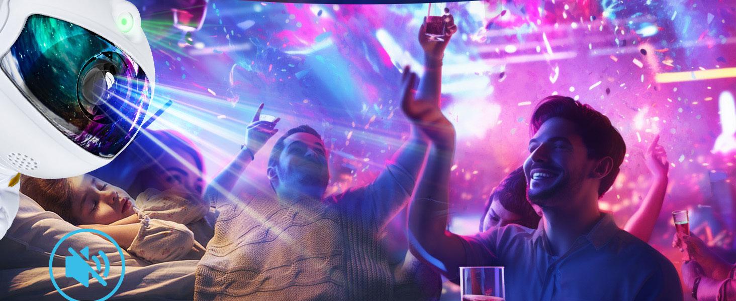 Astronaut Galaxy Star Projector Starry Night Light - Starry Nebula Ceiling Projection Lamp with 8 Modes, Remote and 360° Adjustable, Gift for Kids Adults for Bedroom Decor Aesthetic