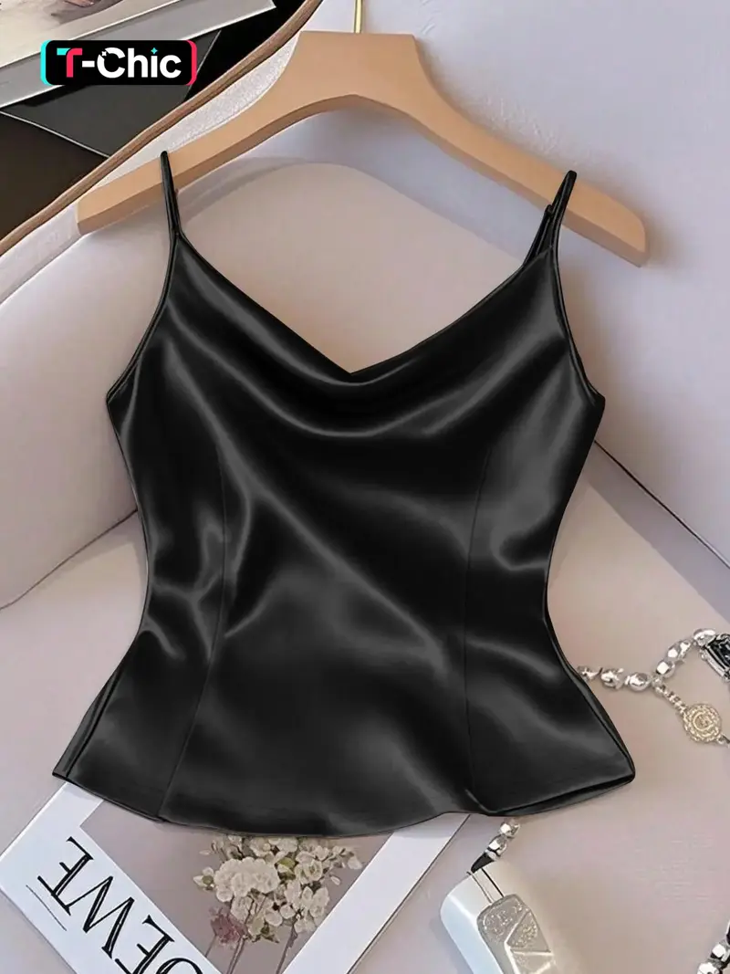 satin tank tops - TikTok Shop