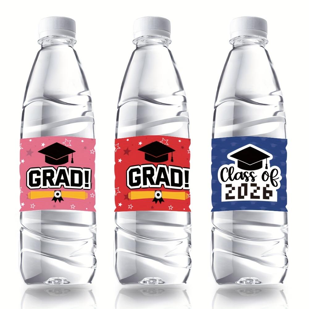 36 Pieces 2026 Graduation Water Bottle Labels, Blue Party Decor Stickers, High School Graduation Gifts, Event Decoration 36 Pieces 2026 Graduation Water Bottle Labels, Blue Party Decor Stickers, High School Graduation Gifts, Event Decoration
