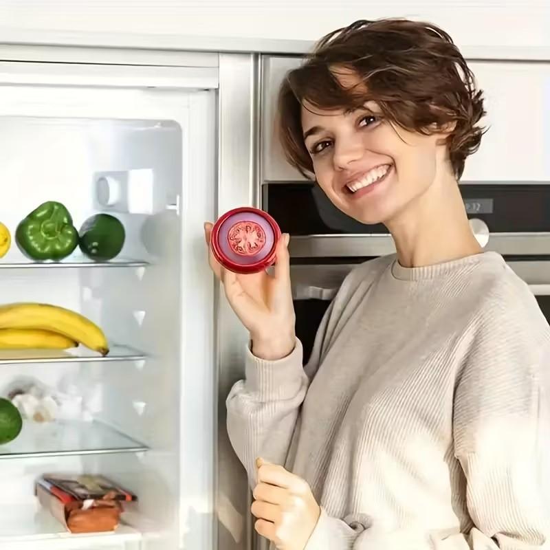 Reusable Silicone Storage Containers, Stackable Food Organizer Box Set, Durable & Convenient Kitchen Organization Solution