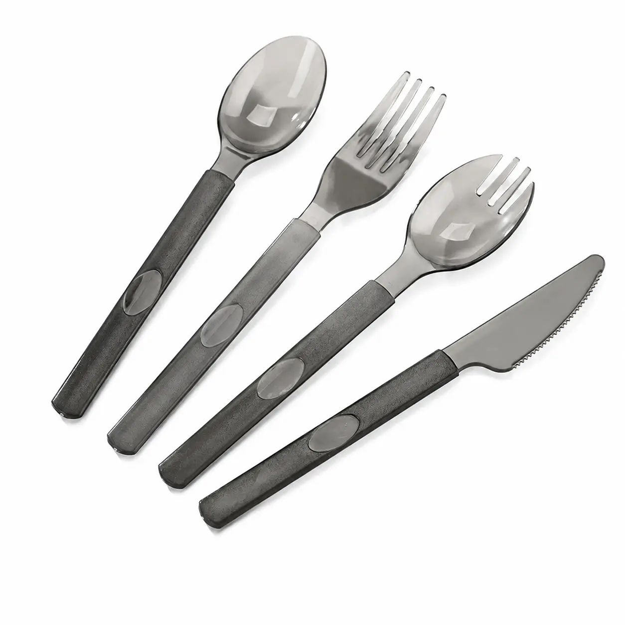 100-Piece Disposable Plastic Spoon Set for Ice Jelly Desserts, Ice Cream, Cakes, and Takeout—Individually Wrapped, Food-Safe, Lightweight, Hygienic, Ideal for Catering, Cafés, and Home Use