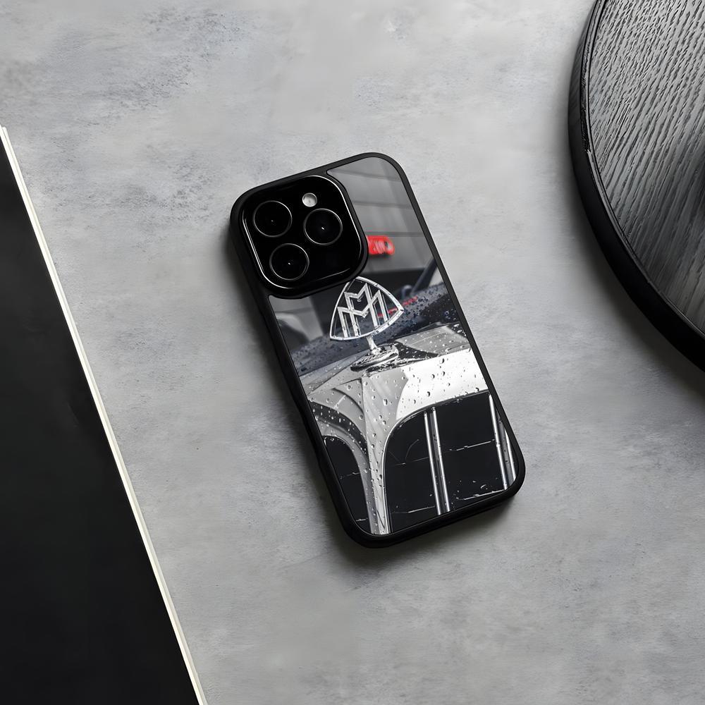 Maybach logo Phone Case Cover for iPhone 17 Air 16 15 14 13 12mini 11 Pro Max Plus Frame Hard Case