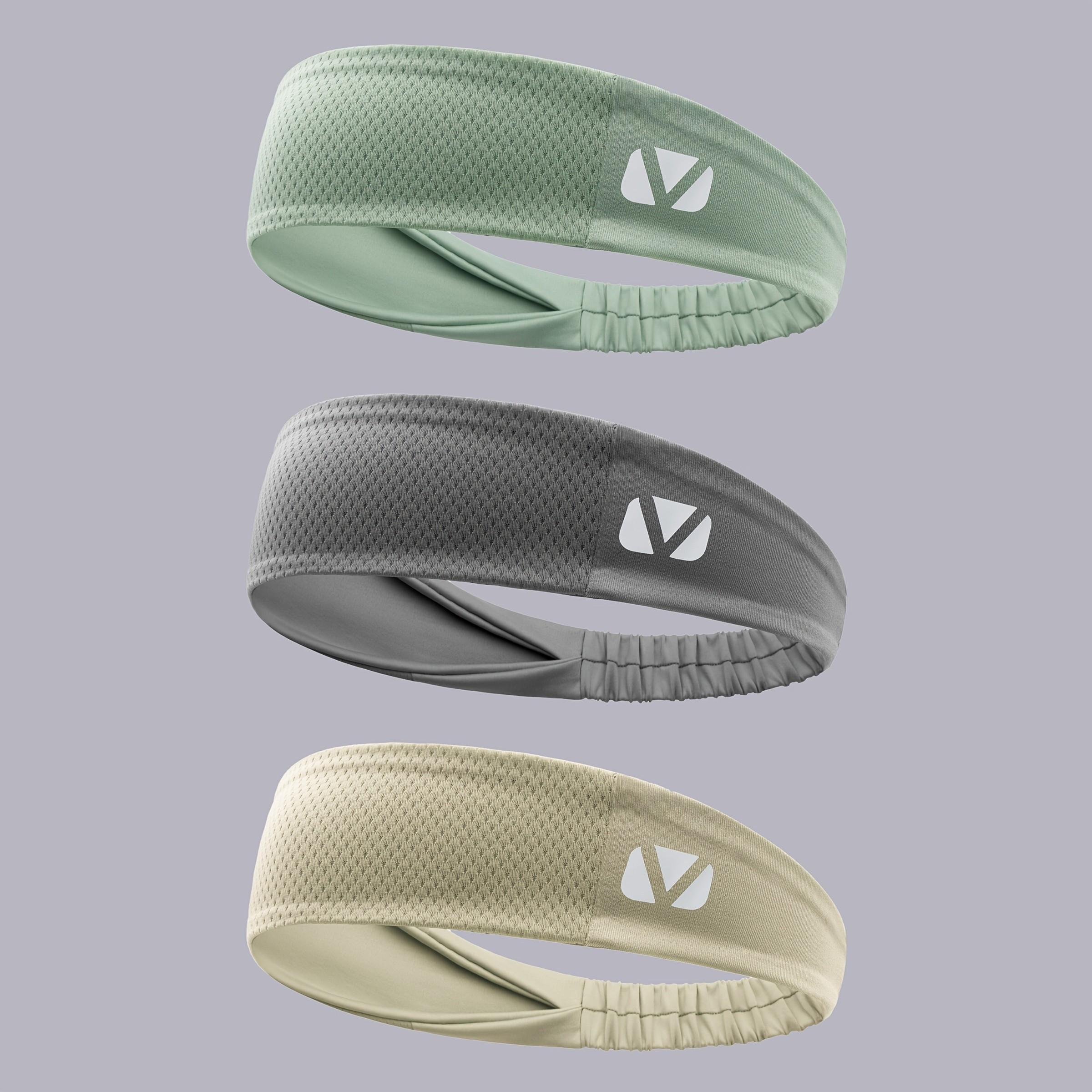 3-Pack Sports Sweatbands for Men and Women, Breathable and Non-Slip, Ideal for Running, Fitness, Yoga, Hiking, Stay Dry and Comfortable